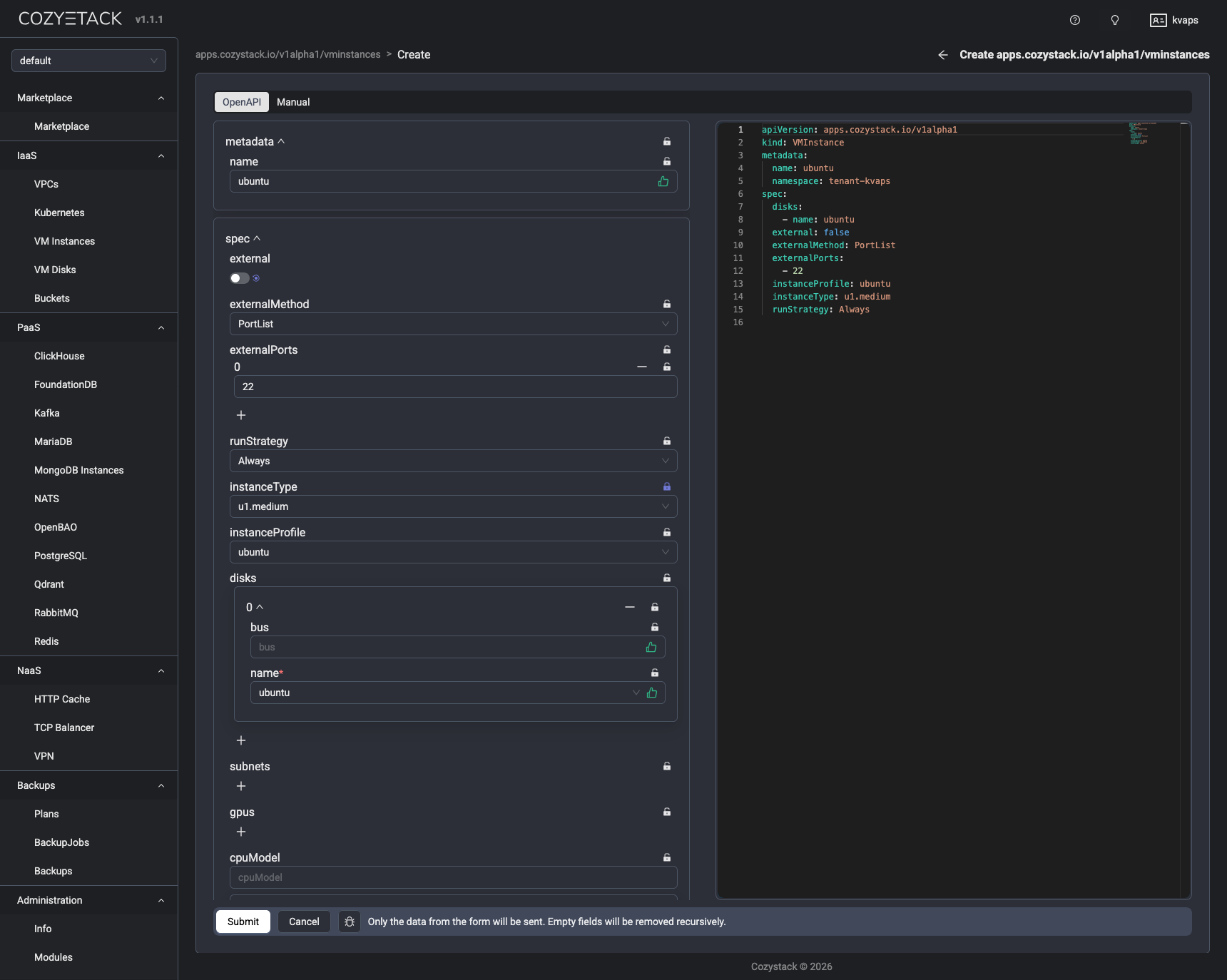 Screenshot 3 - Dark Mode